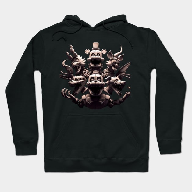 five nights at freddys Hoodie by fadinstitute